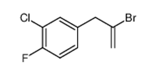 Изображение 4-(2-bromoprop-2-enyl)-2-chloro-1-fluorobenzene