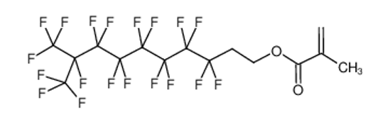 Picture of [3,3,4,4,5,5,6,6,7,7,8,8,9,10,10,10-hexadecafluoro-9-(trifluoromethyl)decyl] 2-methylprop-2-enoate