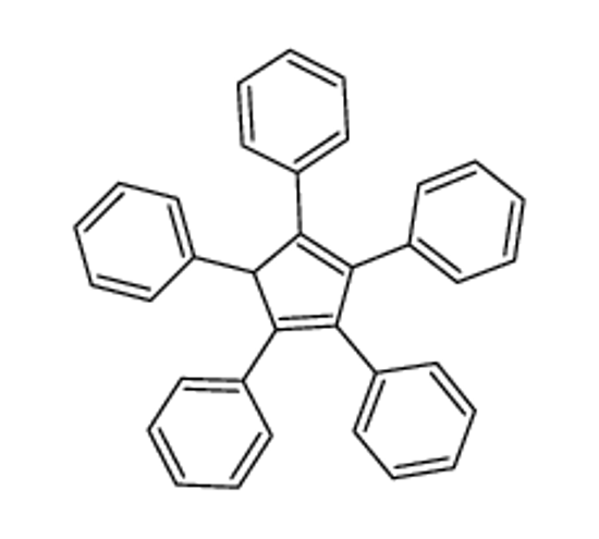 Picture of (2,3,4,5-tetraphenylcyclopenta-1,4-dien-1-yl)benzene