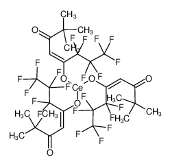 Picture of cerium,(Z)-1,1,1,2,2,3,3-heptafluoro-6-hydroxy-7,7-dimethyloct-5-en-4-one