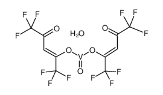 Picture of VANADIUM IV OXIDE BIS(HEXAFLUOROPENTANEDIONATE), MONOHYDRATE