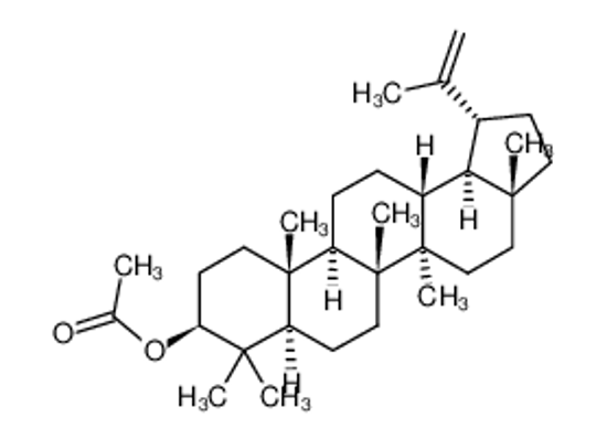 Picture of [(1R,3aR,5aR,5bR,7aR,9S,11aR,11bR,13aR,13bR)-3a,5a,5b,8,8,11a-hexamethyl-1-prop-1-en-2-yl-1,2,3,4,5,6,7,7a,9,10,11,11b,12,13,13a,13b-hexadecahydrocyclopenta[a]chrysen-9-yl] acetate