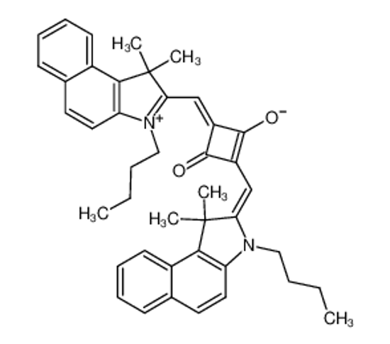 Picture of 1-(1,1-Dimethyl-3-butyl-1H-benzoeindol-2-ylidenemethyl)-3-(1,1-dimethyl-3-butyl-1H-benzoeindolium-2-yl-methylene)-cyclobuten-2-one-4-olate