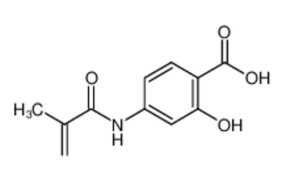 Picture of 2-hydroxy-4-(2-methylprop-2-enoylamino)benzoic acid