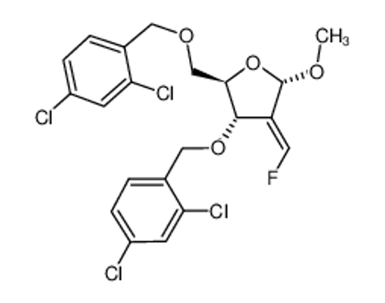 Picture of Methyl-2-deoxy-3,5-bis-O-(3,5-dichlorophenyl)-2-(fluoromethylene)-α-D-erythro-pentofuranoside