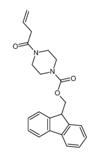Изображение 9H-fluoren-9-ylmethyl 4-but-3-enoylpiperazine-1-carboxylate