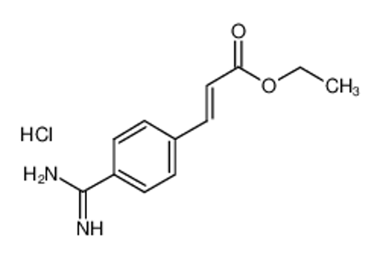 Picture of ethyl 3-(4-carbamimidoylphenyl)prop-2-enoate,hydrochloride
