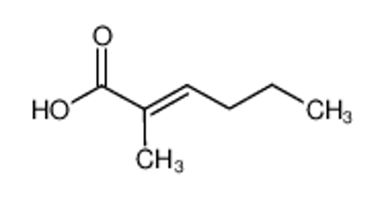 Picture of 2-METHYL-2-HEXENOIC ACID