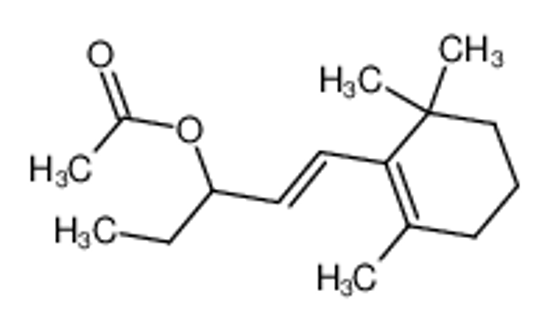 Изображение [(E,3S)-1-(2,6,6-trimethylcyclohexen-1-yl)pent-1-en-3-yl] acetate