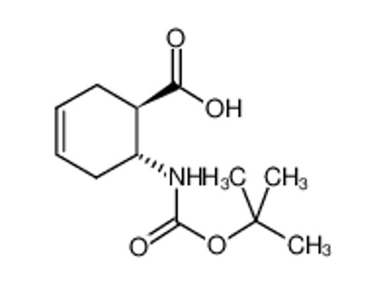 Picture of (1R,6R)-6-[(2-methylpropan-2-yl)oxycarbonylamino]cyclohex-3-ene-1-carboxylic acid