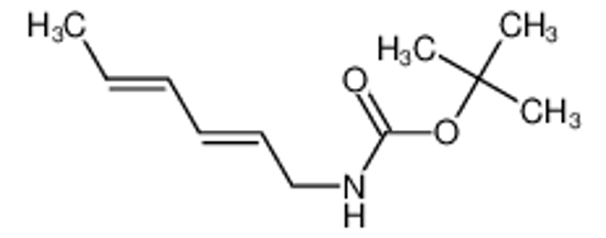 Picture of Carbamic acid, 2,4-hexadienyl-, 1,1-dimethylethyl ester, (E,E)- (9CI)