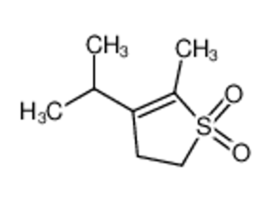 Picture of Thiophene, 2,3-dihydro-5-methyl-4-(1-methylethyl)-, 1,1-dioxide (9CI)