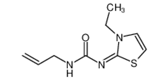 Picture of Urea, 1-allyl-3-(3-ethyl-4-thiazolin-2-ylidene)- (8CI)