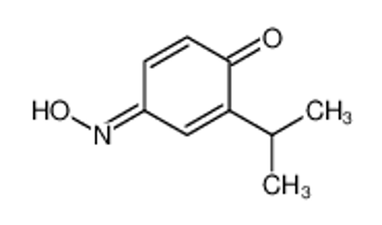Picture of 2,5-Cyclohexadiene-1,4-dione,2-(1-methylethyl)-,4-oxime(9CI)
