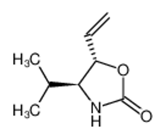 Picture of 2-Oxazolidinone,5-ethenyl-4-(1-methylethyl)-,(4S,5S)-(9CI)
