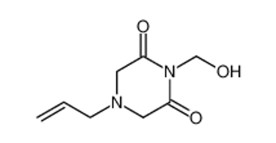 Изображение 1-(hydroxymethyl)-4-prop-2-enylpiperazine-2,6-dione