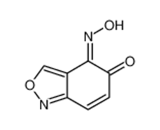Picture of 2,1-Benzisoxazole-4,5-dione,4-oxime,(4Z)-(9CI)