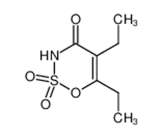 Picture of 1,2,3-Oxathiazin-4(3H)-one,5,6-diethyl-,2,2-dioxide(9CI)