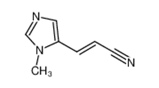 Picture of 2-Propenenitrile,3-(1-methyl-1H-imidazol-5-yl)-,(E)-(9CI)