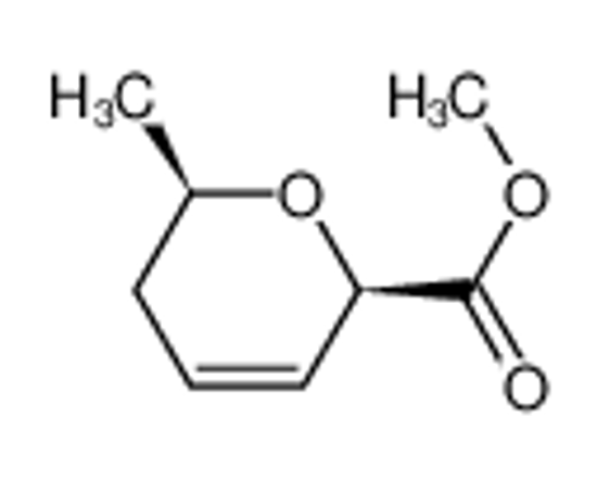 Picture of 2H-Pyran-2-carboxylicacid,5,6-dihydro-6-methyl-,methylester,cis-(9CI)