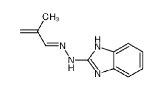 Picture of 2-Propenal,2-methyl-,1H-benzimidazol-2-ylhydrazone(9CI)