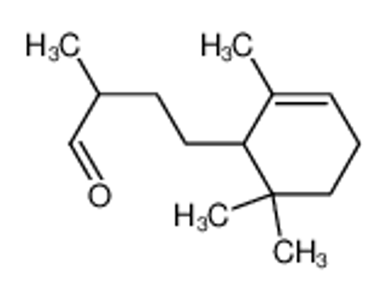 Picture of 2-methyl-4-(2,6,6-trimethylcyclohex-2-en-1-yl)butanal