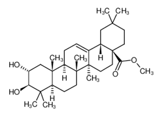 Picture of methyl (4aS,6aR,6aS,6bR,10R,11R,12aR,14bR)-10,11-dihydroxy-2,2,6a,6b,9,9,12a-heptamethyl-1,3,4,5,6,6a,7,8,8a,10,11,12,13,14b-tetradecahydropicene-4a-carboxylate