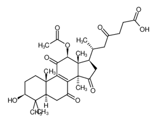Picture of (2R,6S)-6-[(3S,5R,10S,12S,13R,14R,17R)-12-acetyloxy-3-hydroxy-4,4,10,13,14-pentamethyl-7,11,15-trioxo-1,2,3,5,6,12,16,17-octahydrocyclopenta[a]phenanthren-17-yl]-2-methyl-4-oxoheptanoic acid