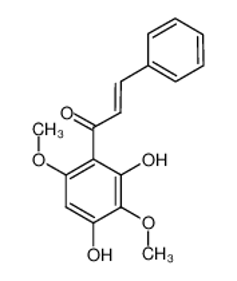 Imagem de 1-(2,4-dihydroxy-3,6-dimethoxyphenyl)-3-phenylprop-2-en-1-one