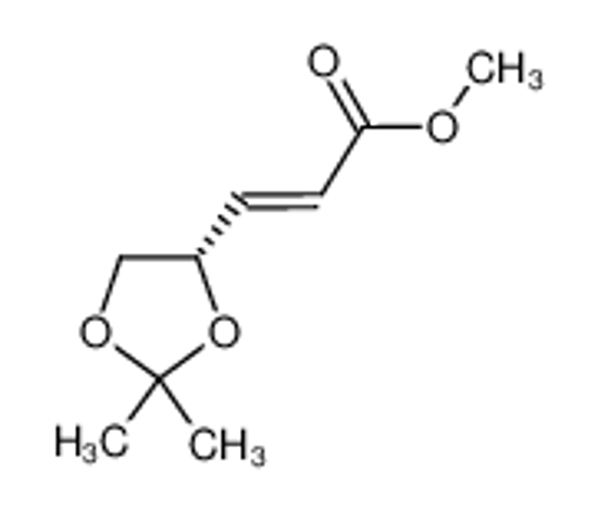 Picture of methyl (E)-3-[(4S)-2,2-dimethyl-1,3-dioxolan-4-yl]prop-2-enoate