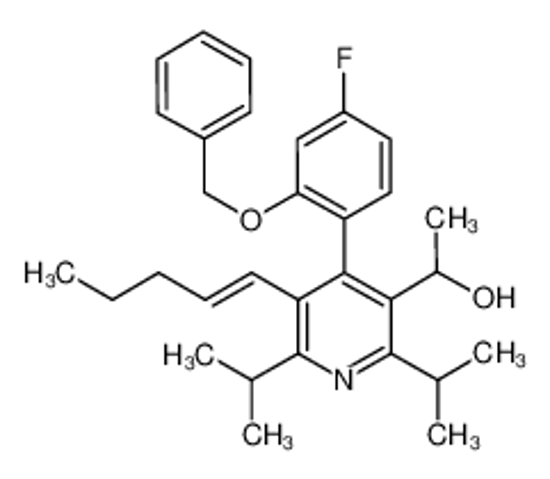 Изображение 3-Pyridinemethanol, 4-[4-fluoro-2-(phenylmethoxy)phenyl]-a-methyl-2,6-bis(1-methylethyl)-5-(1-penten-1-yl)-