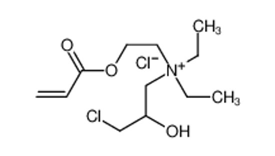 Picture of (3-chloro-2-hydroxypropyl)-diethyl-(2-prop-2-enoyloxyethyl)azanium,chloride