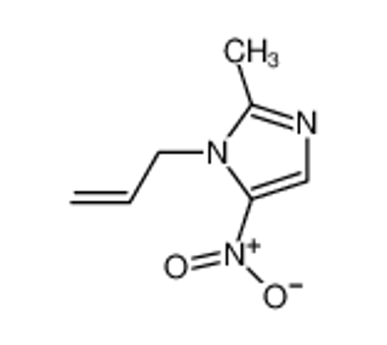 Picture of 2-methyl-5-nitro-1-prop-2-enylimidazole