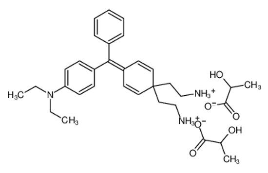 Picture of [4-[4-(diethylamino)benzhydrylidene]cyclohexa-2,5-dien-1-ylidene]diethylammonium lactate