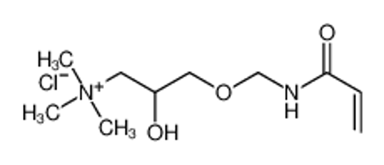 Picture of [2-hydroxy-3-[(prop-2-enoylamino)methoxy]propyl]-trimethylazanium,chloride