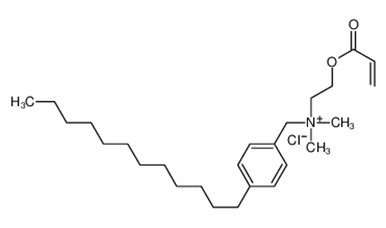Picture of (4-dodecylphenyl)methyl-dimethyl-(2-prop-2-enoyloxyethyl)azanium,chloride