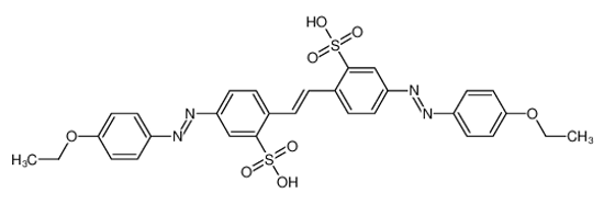 Picture of 4,4'-bis[(4-ethoxyphenyl)azo]stilbene-2,2'-disulphonic acid