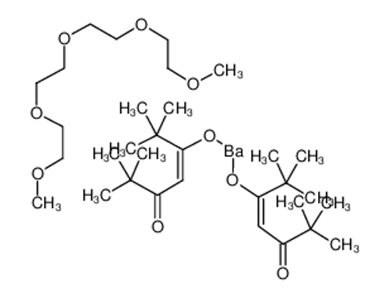 Picture of BIS(2,2,6,6-TETRAMETHYL-3,5-HEPTANEDIONATO)BARIUM TETRAGLYME ADDUCT