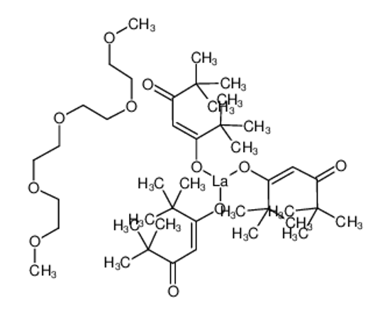 Picture of TRIS(2,2,6,6-TETRAMETHYL-3,5-HEPTANE-DIONATO)LANTHANUM TETRAGLYME ADDUCT