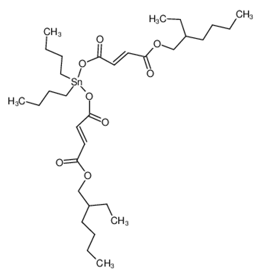 Picture of 4-O-[dibutyl-[(Z)-4-(2-ethylhexoxy)-4-oxobut-2-enoyl]oxystannyl] 1-O-(2-ethylhexyl) (Z)-but-2-enedioate