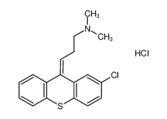 Picture of 2-CHLORO-9-(3-DIMETHYLAMINOPROPYLIDENE)THIOXANTHENE