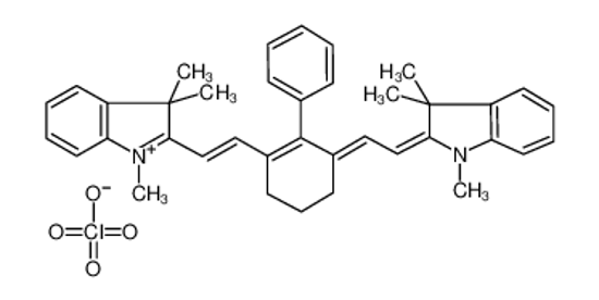 Picture of 1,3,3-TRIMETHYL-2-(2-(2-PHENYL-3-[2-(1,3,3-TRIMETHYL-2,3-DIHYDRO-1H-2-INDOLYLIDEN)ETHYLIDENE]-1-CYCLOHEXENYL)-1-ETHENYL)-3H-INDOLIUM PERCHLORIDE