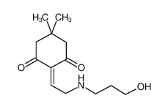 Picture of 2-[2-(3-hydroxypropylamino)ethylidene]-5,5-dimethylcyclohexane-1,3-dione