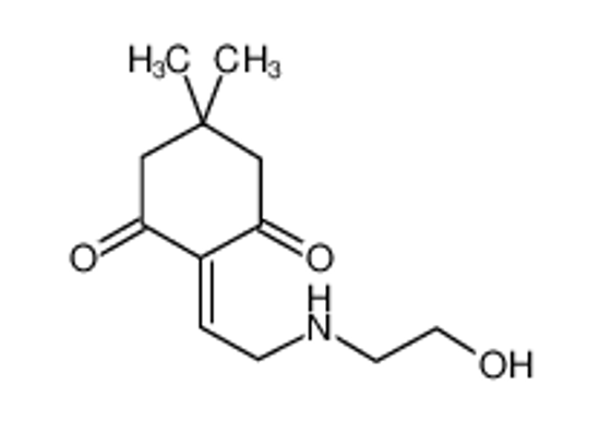 Picture of 2-[2-(2-hydroxyethylamino)ethylidene]-5,5-dimethylcyclohexane-1,3-dione