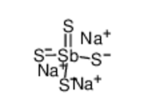 Picture of trisodium,sulfanide,sulfanylideneantimony,nonahydrate