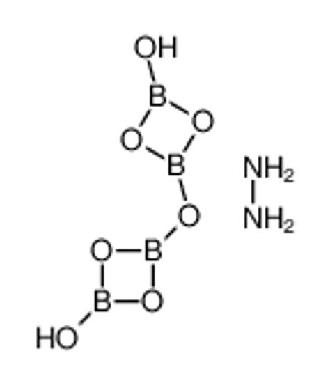 Picture of hydrazine,2-hydroxy-4-[(4-hydroxy-1,3,2,4-dioxadiboretan-2-yl)oxy]-1,3,2,4-dioxadiboretane