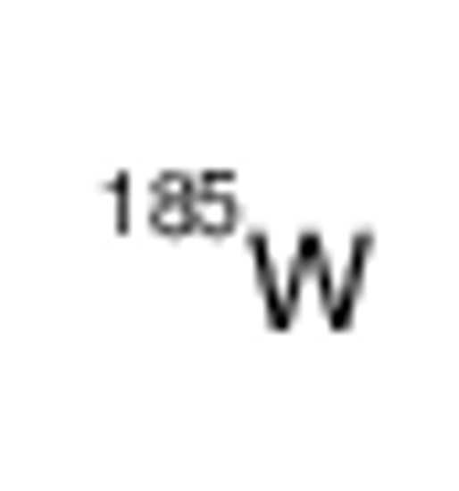 Изображение (<sup>185</sup>W)Tungste