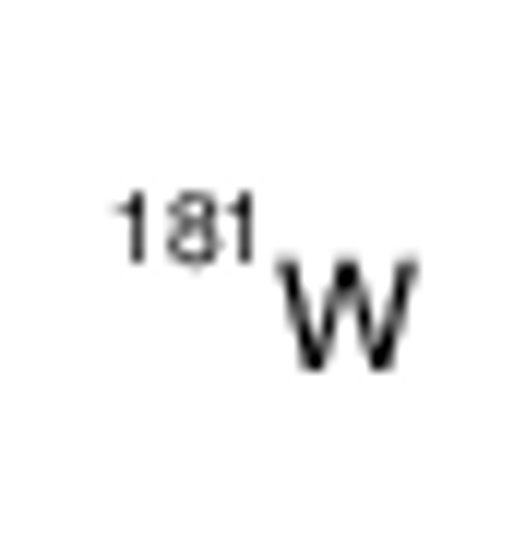 Picture of tungsten-181