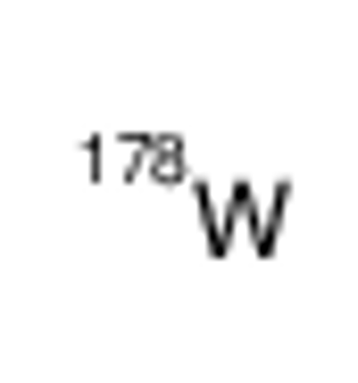 Picture of tungsten-178