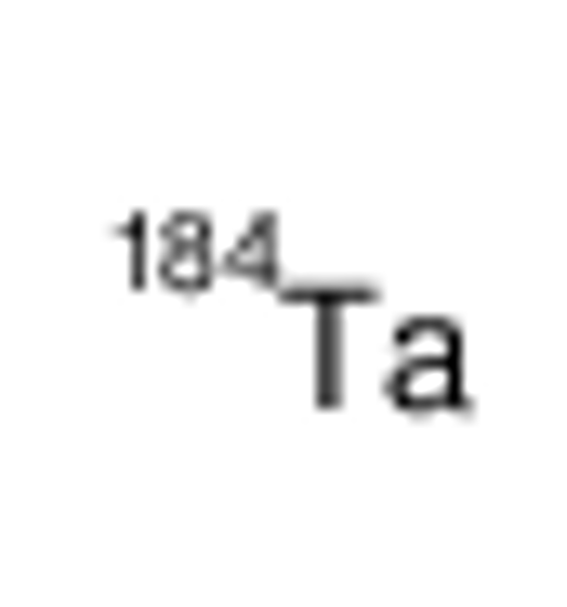 Picture of tantalum-184